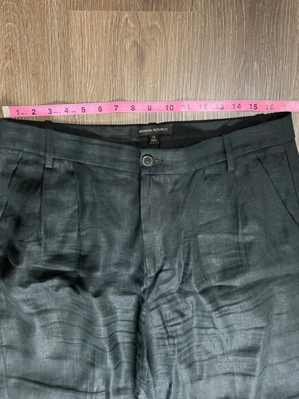 Banana Republic Palma Straight-Leg Linen Pant